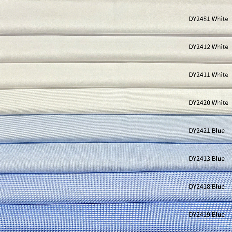 Liquid Ammonia Ready-Made Garments, Easy-To-Iron Shirt Fabrics, Cotton-Polyester Blended High-End Business Dress Clothing Fabrics