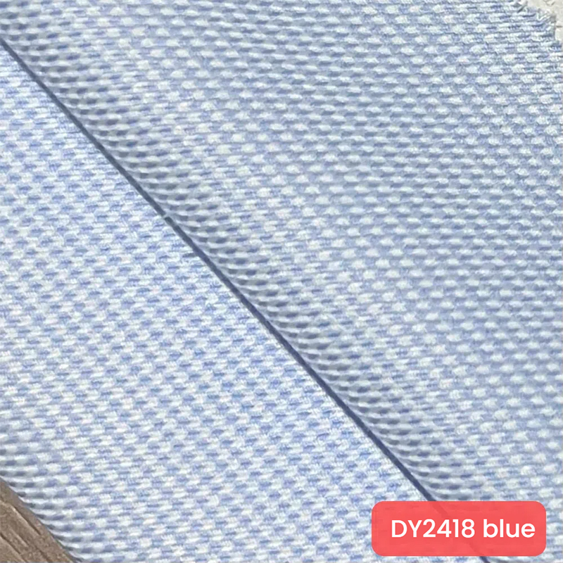 How do easy-to-iron shirt fabrics achieve quick drying and natural return to shape after machine washing?