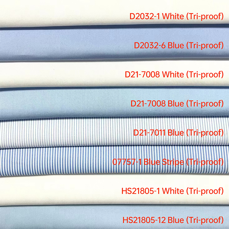 How can the performance of three-proof fabric be improved to enhance its washability after repeated washing?